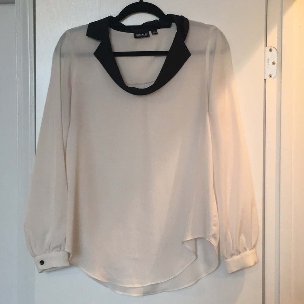 Black & Cream Blouse